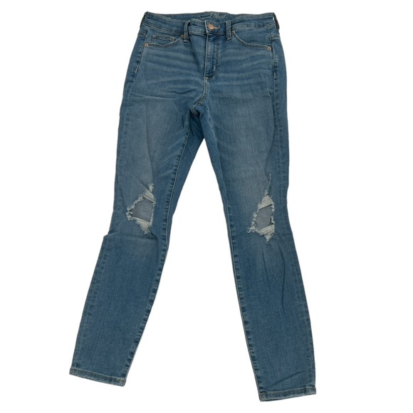 Universal Thread High Rise Skinny Distressed Jeans Size 28 Women’s - Picture 1 of 7